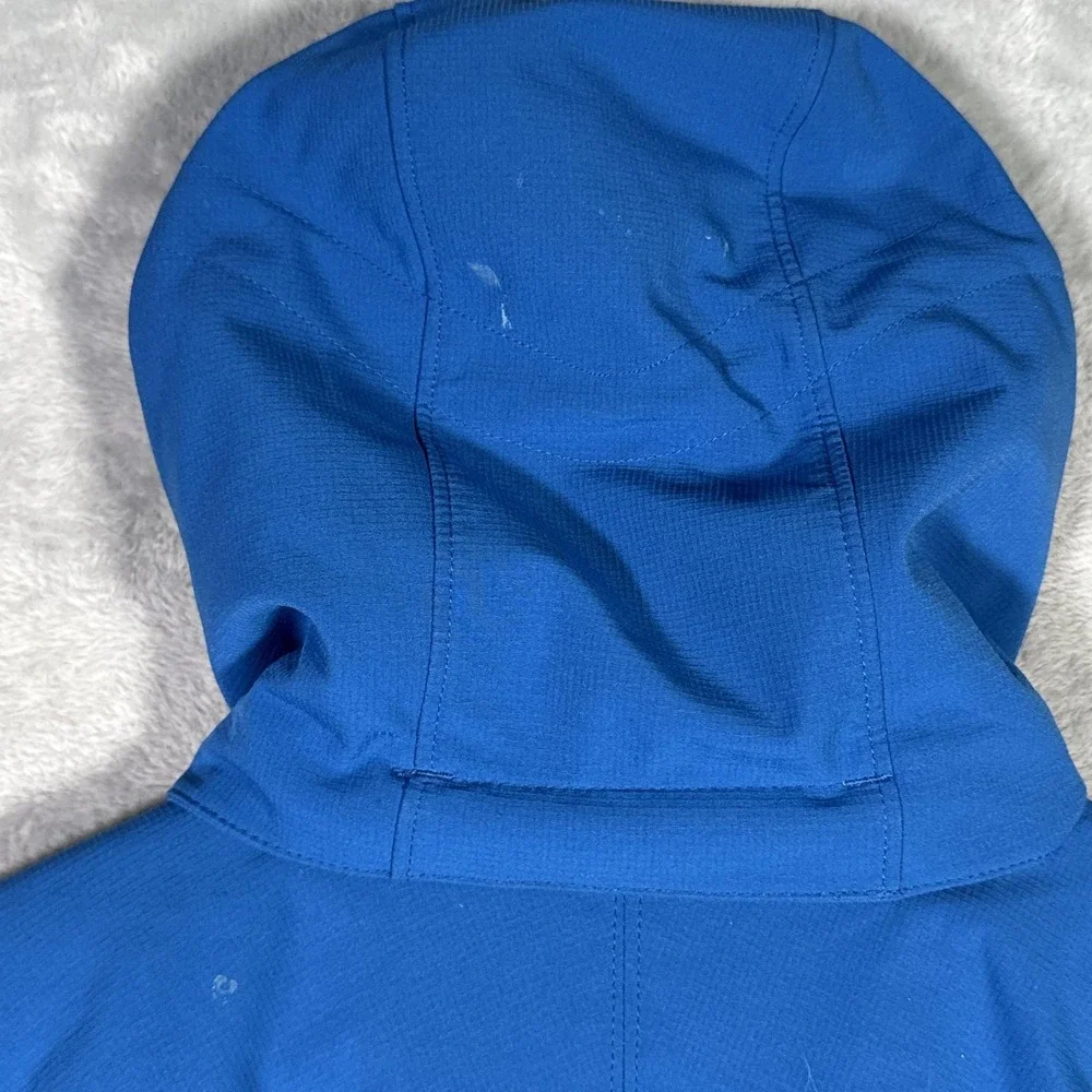 The North Face Jacket Mens Medium Blue Hooded Insulated Softshell Ski